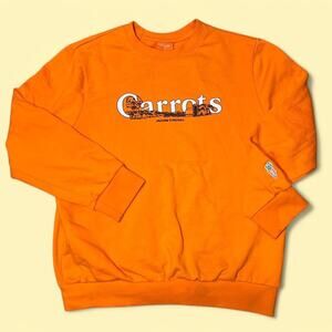 Orange carrots crewneck sweatshirt